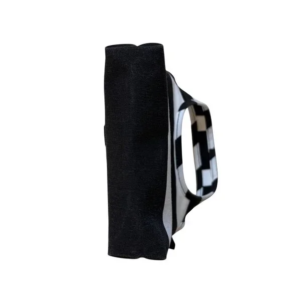 Sephora Favorites Black and White Mini Tote Bag with Handles - Picture 4 of 7